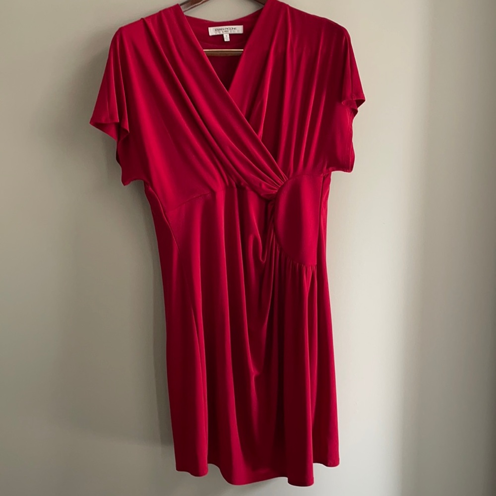 Evan Picone Dress Cranberry Red